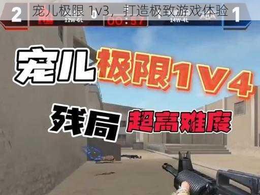 宠儿极限 1v3，打造极致游戏体验