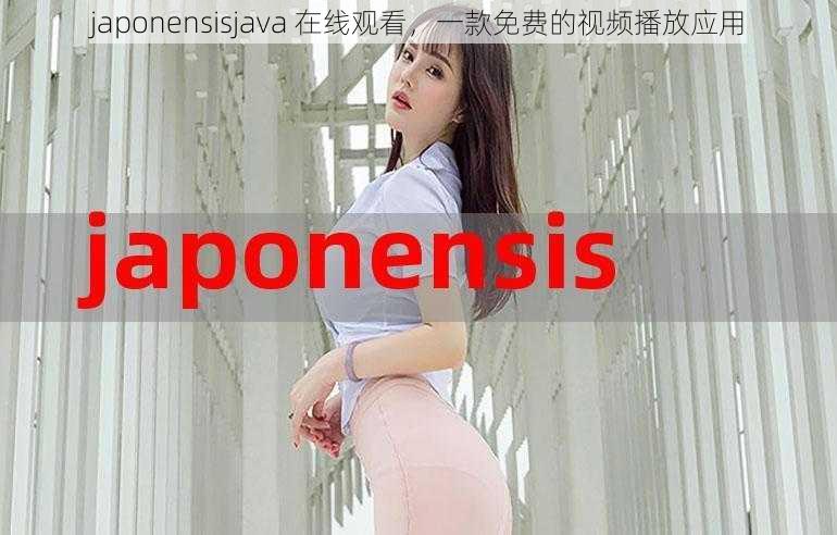 japonensisjava 在线观看，一款免费的视频播放应用