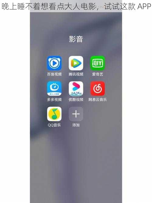 晚上睡不着想看点大人电影，试试这款 APP