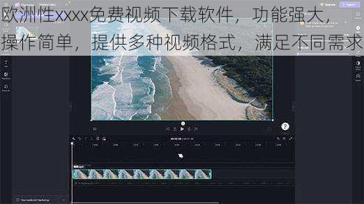 欧洲性xxxx免费视频下载软件，功能强大，操作简单，提供多种视频格式，满足不同需求