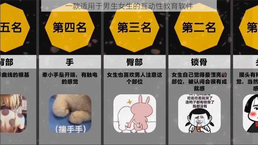 一款适用于男生女生的互动性教育软件