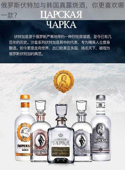 俄罗斯伏特加与韩国真露烧酒，你更喜欢哪一款？