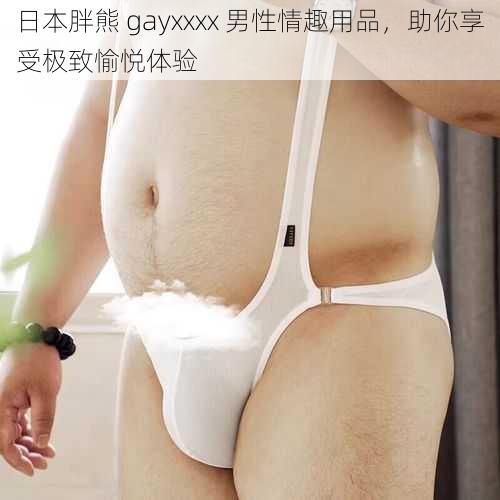 日本胖熊 gayxxxx 男性情趣用品，助你享受极致愉悦体验