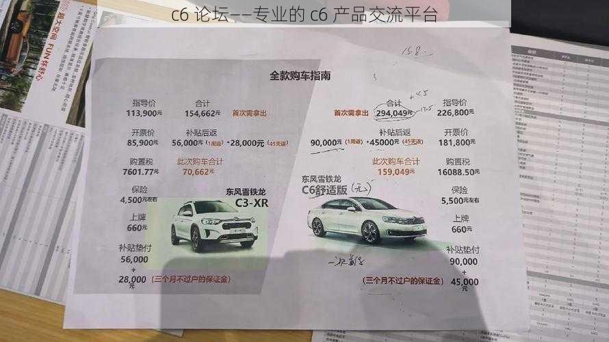 c6 论坛——专业的 c6 产品交流平台