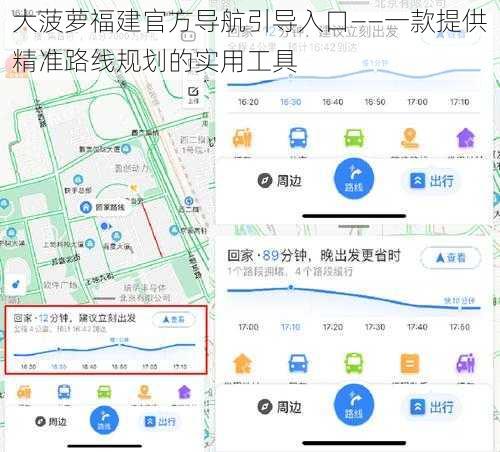 大菠萝福建官方导航引导入口——一款提供精准路线规划的实用工具