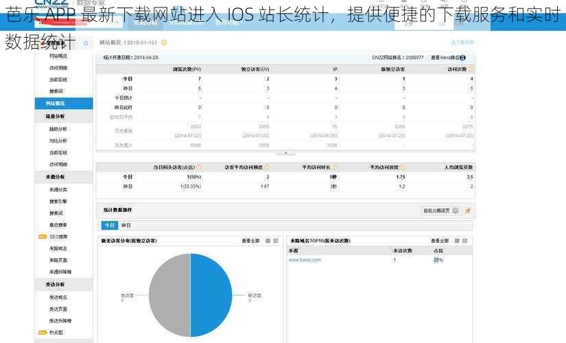 芭乐 APP 最新下载网站进入 IOS 站长统计，提供便捷的下载服务和实时数据统计