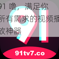 91 噜，满足你所有需求的视频播放神器