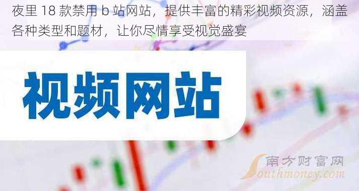 夜里 18 款禁用 b 站网站，提供丰富的精彩视频资源，涵盖各种类型和题材，让你尽情享受视觉盛宴