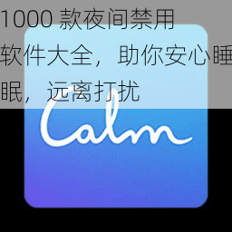 1000 款夜间禁用软件大全，助你安心睡眠，远离打扰