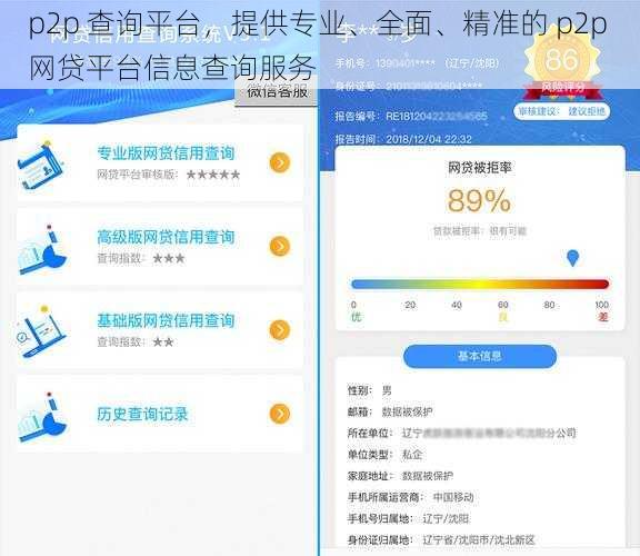 p2p 查询平台，提供专业、全面、精准的 p2p 网贷平台信息查询服务