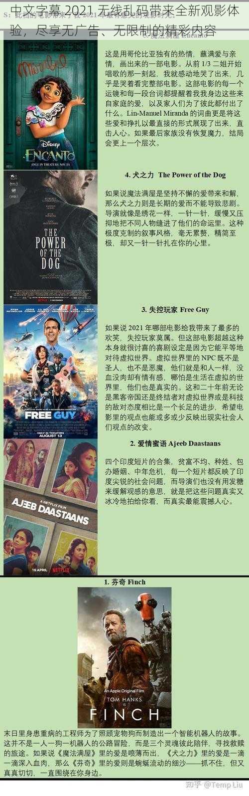 中文字幕 2021 无线乱码带来全新观影体验，尽享无广告、无限制的精彩内容