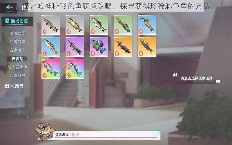 猫之城神秘彩色鱼获取攻略：探寻获得珍稀彩色鱼的方法