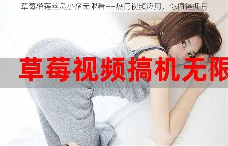 草莓榴莲丝瓜小猪无限看——热门视频应用，你值得拥有