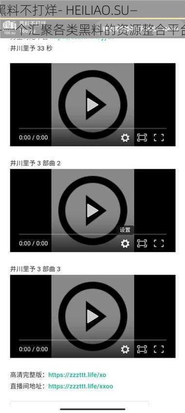 黑料不打烊- HEILIAO.SU——一个汇聚各类黑料的资源整合平台
