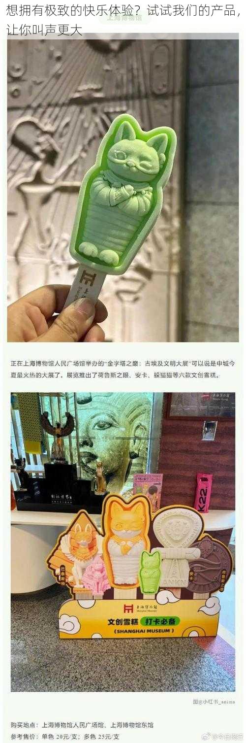 想拥有极致的快乐体验？试试我们的产品，让你叫声更大