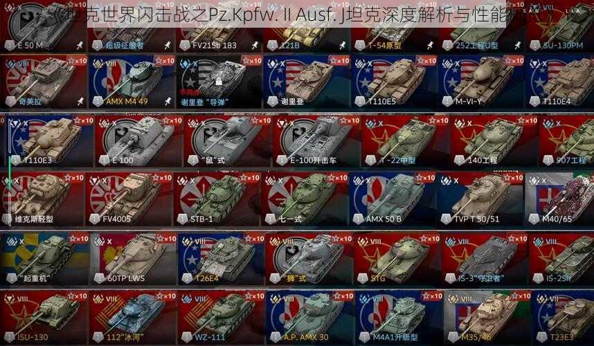 《坦克世界闪击战之Pz.Kpfw. II Ausf. J坦克深度解析与性能概览》