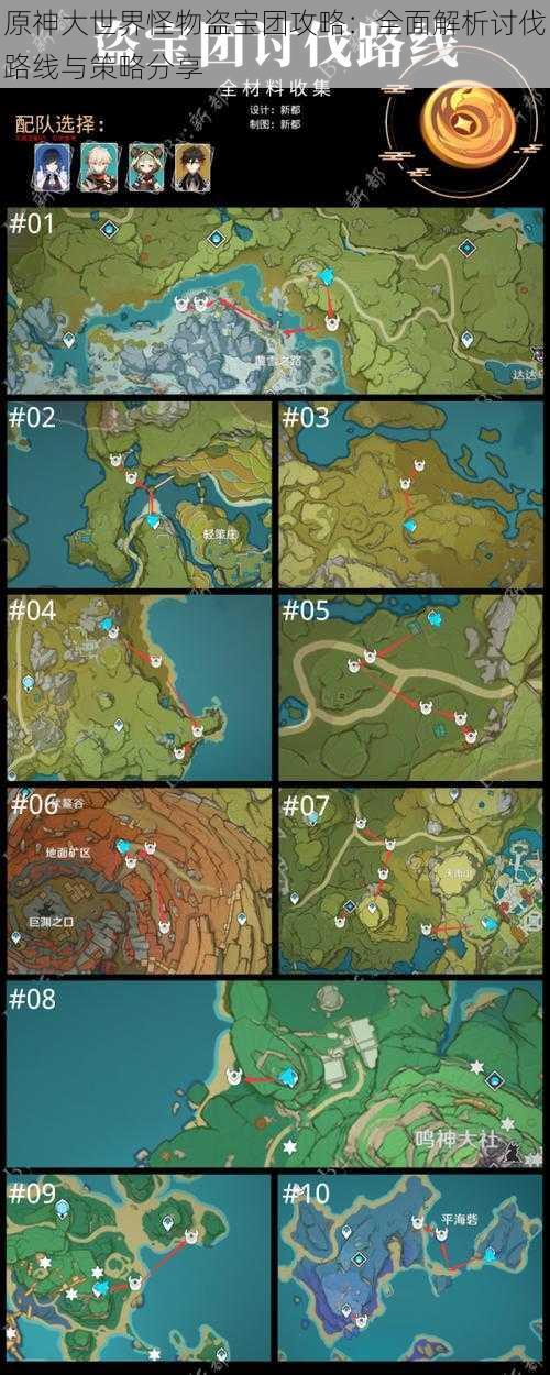 原神大世界怪物盗宝团攻略：全面解析讨伐路线与策略分享