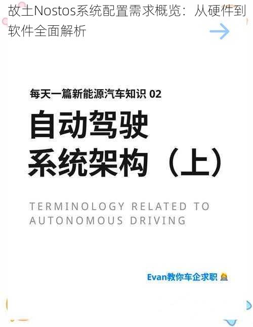 故土Nostos系统配置需求概览：从硬件到软件全面解析