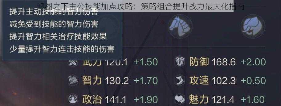 鸿图之下主公技能加点攻略：策略组合提升战力最大化指南