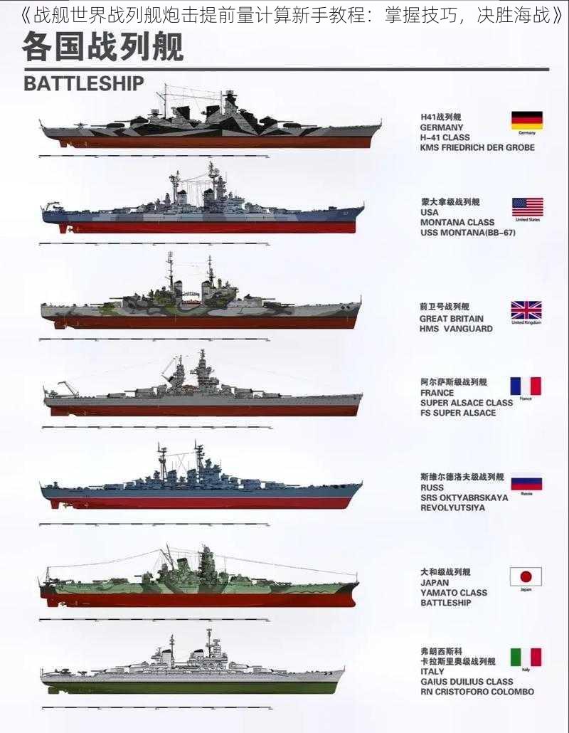 《战舰世界战列舰炮击提前量计算新手教程：掌握技巧，决胜海战》