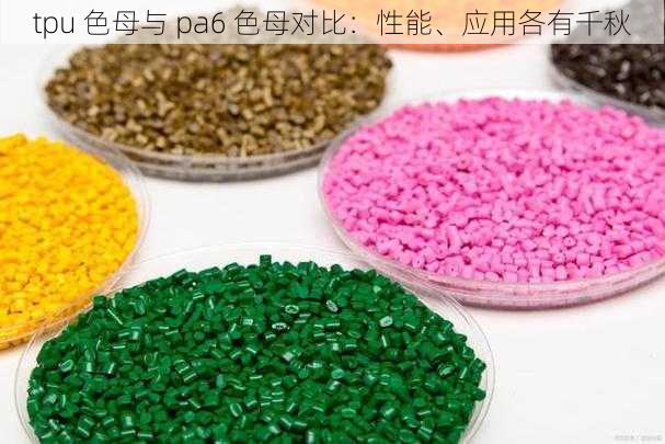 tpu 色母与 pa6 色母对比：性能、应用各有千秋