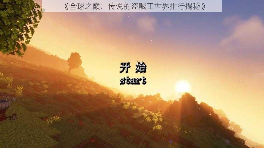 《全球之巅：传说的盗贼王世界排行揭秘》