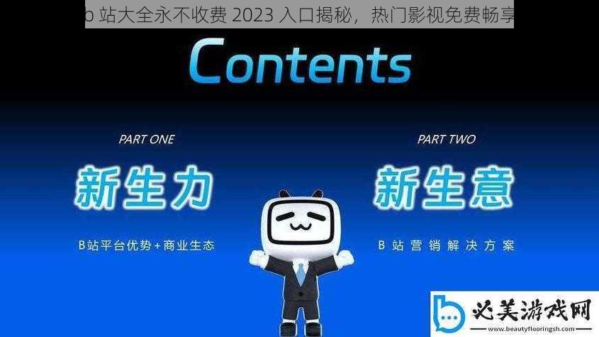 b 站大全永不收费 2023 入口揭秘，热门影视免费畅享