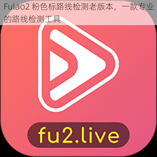 Fulao2 粉色标路线检测老版本，一款专业的路线检测工具