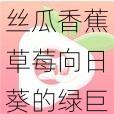 丝瓜香蕉草莓向日葵的绿巨人污：多功能清洁助手