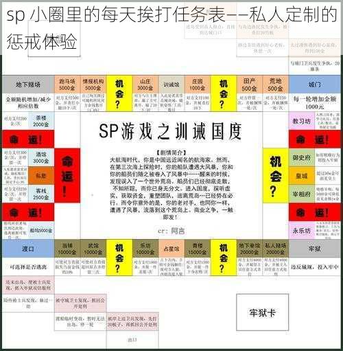 sp 小圈里的每天挨打任务表——私人定制的惩戒体验