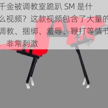 千金被调教室跪趴 SM 是什么视频？这款视频包含了大量的调教、捆绑、羞辱、鞭打等情节，非常刺激