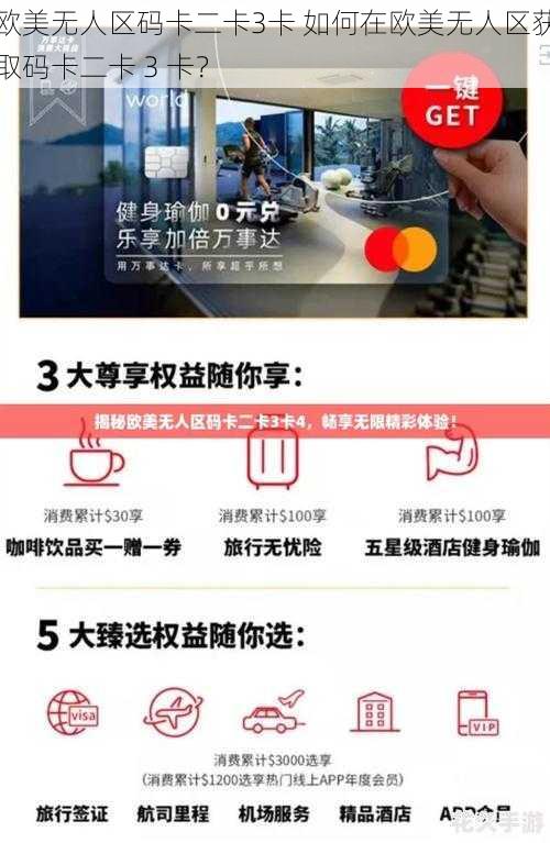 欧美无人区码卡二卡3卡 如何在欧美无人区获取码卡二卡 3 卡？