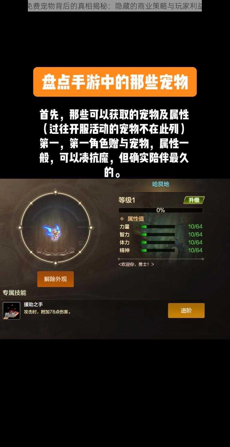 DNF免费宠物背后的真相揭秘：隐藏的商业策略与玩家利益考量