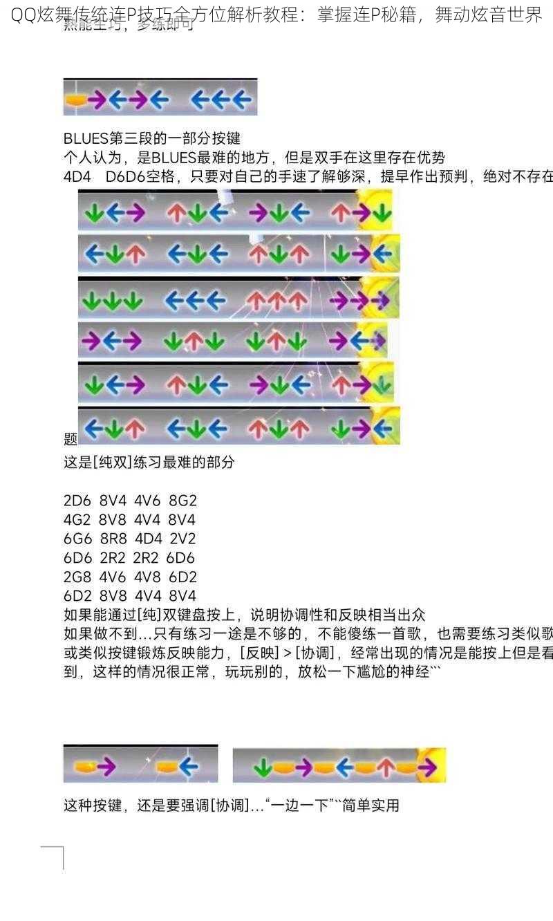 QQ炫舞传统连P技巧全方位解析教程：掌握连P秘籍，舞动炫音世界