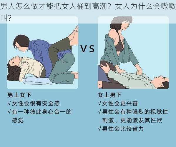 男人怎么做才能把女人桶到高潮？女人为什么会嗷嗷叫？