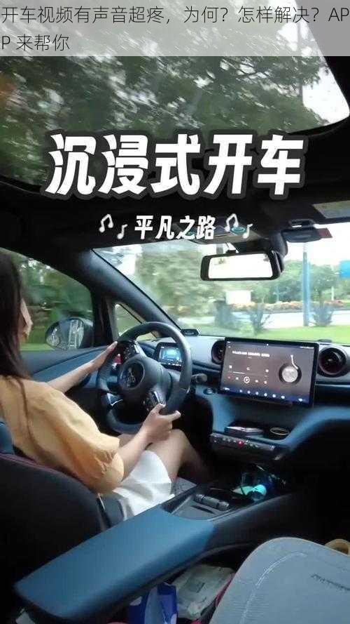 开车视频有声音超疼，为何？怎样解决？APP 来帮你