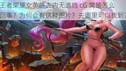 王者荣耀女英雄去内无遮挡 cG 窝是怎么回事？为何会有这种图片？去哪里可以找到？