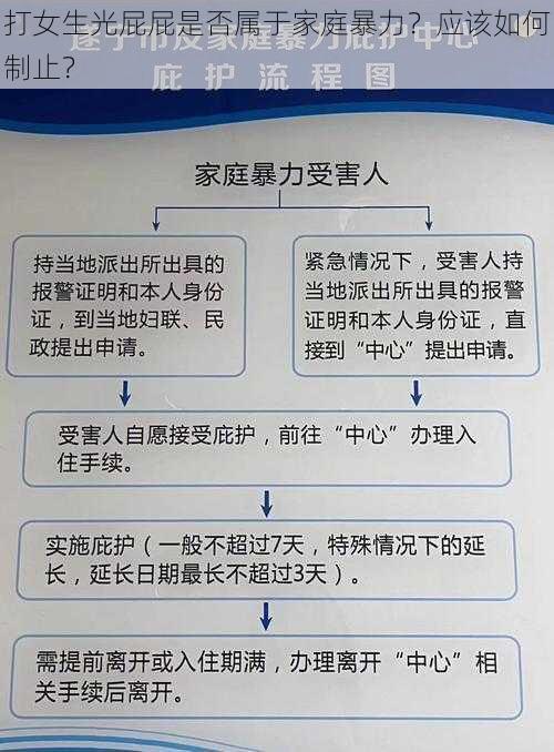 打女生光屁屁是否属于家庭暴力？应该如何制止？