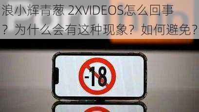 浪小辉青葱 2XVIDEOS怎么回事？为什么会有这种现象？如何避免？