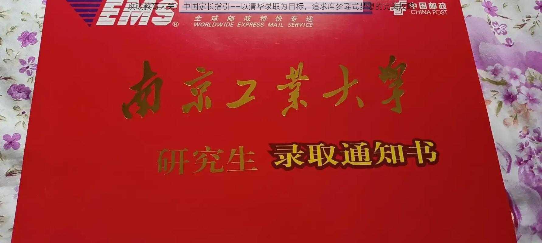 攻破教育大关：中国家长指引——以清华录取为目标，追求席梦瑶式梦想的完美攻略