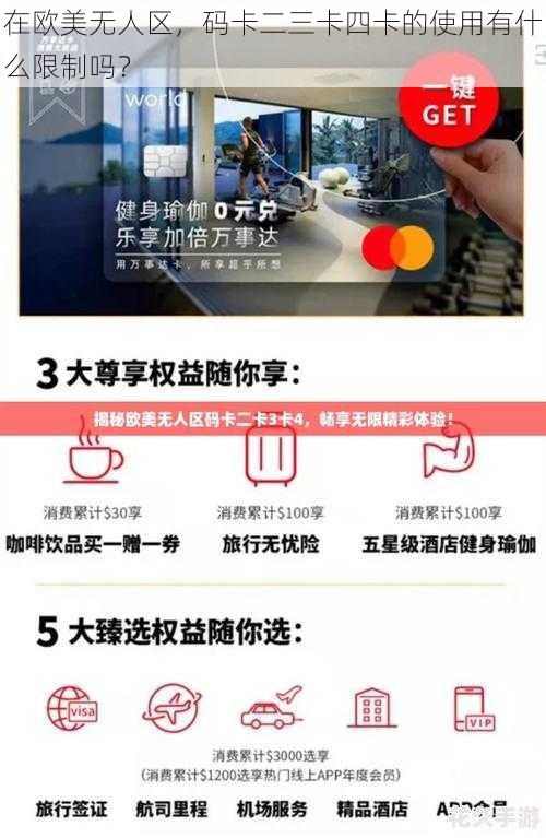 在欧美无人区，码卡二三卡四卡的使用有什么限制吗？