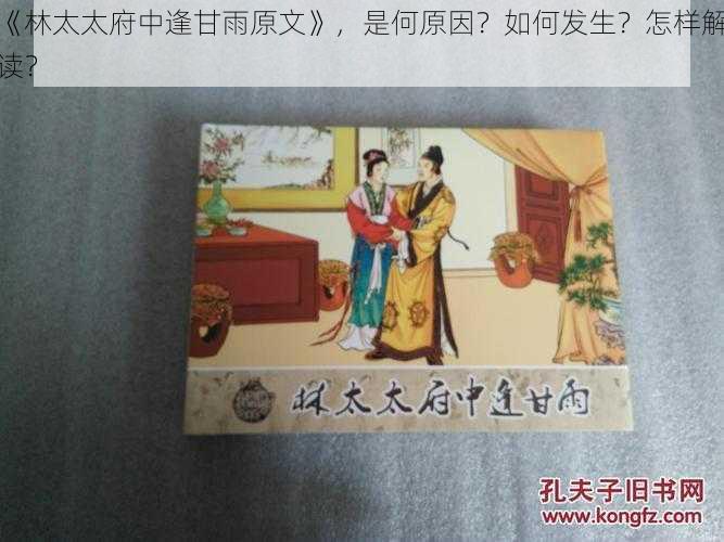 《林太太府中逢甘雨原文》，是何原因？如何发生？怎样解读？