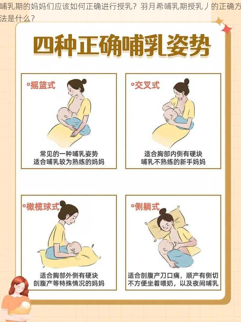 哺乳期的妈妈们应该如何正确进行授乳？羽月希哺乳期授乳丿的正确方法是什么？