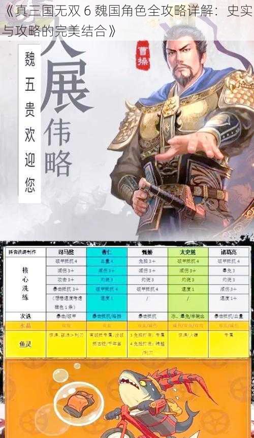 《真三国无双 6 魏国角色全攻略详解：史实与攻略的完美结合》