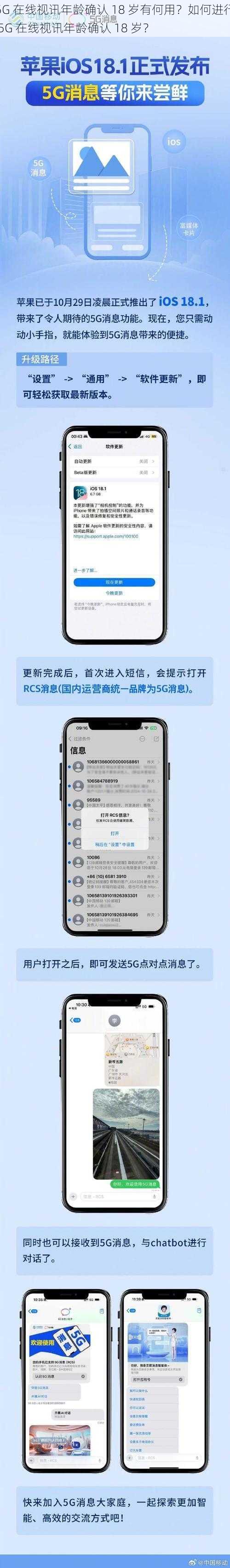 5G 在线视讯年龄确认 18 岁有何用？如何进行 5G 在线视讯年龄确认 18 岁？
