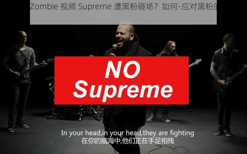 为什么-Zombie 视频 Supreme 遭黑粉砸场？如何-应对黑粉的恶意攻击？