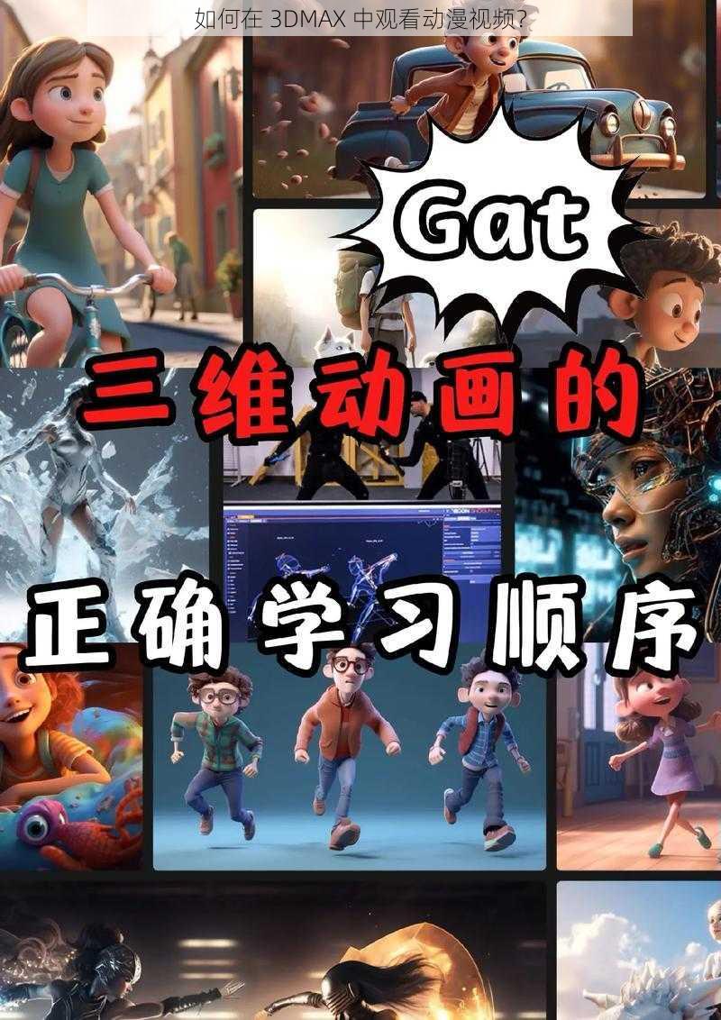 如何在 3DMAX 中观看动漫视频？