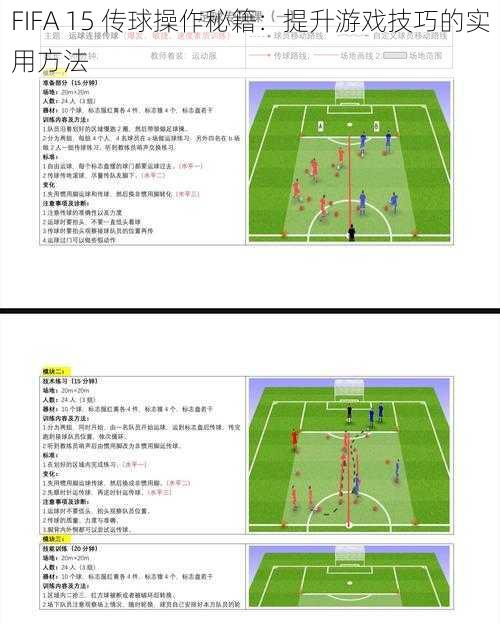 FIFA 15 传球操作秘籍：提升游戏技巧的实用方法