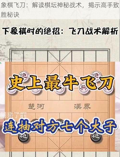 象棋飞刀：解读棋坛神秘战术，揭示高手致胜秘诀