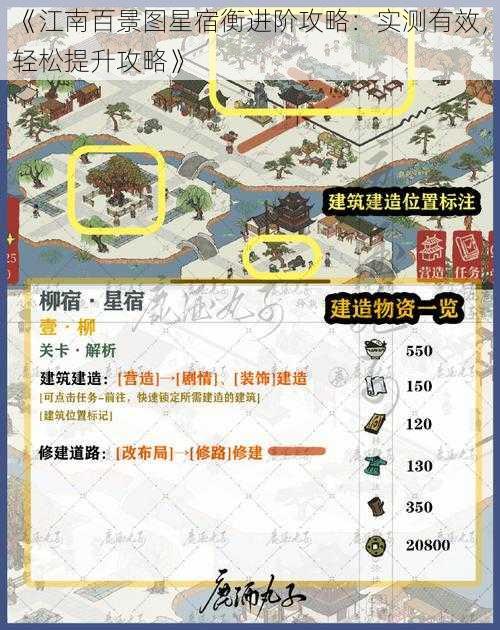 《江南百景图星宿衡进阶攻略：实测有效，轻松提升攻略》